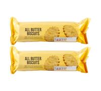 2 x 200g All Butter Biscuits, Melt in the Mouth All Butter Viennese Recipe, 400g