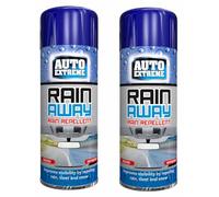 2 x 200ML Auto Extreme Rain Away Rain Glass Repellent Mirror Spray Improves Visibility