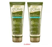 2 x 200ml Dalan d’Olive | Pure Olive Oil Nourishing Conditioner | VOLUMIZING |