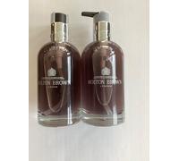 2 x 200ml Molton Brown Liquid Hand Wash- Glass Bottle FIERY PINK PEPPER