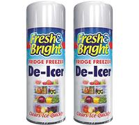 2 X 200ml Quick Ice Remover Anti-Bacterial Fridge Freezer De-Icer Spray Deicer Spray Fridge Cleaner Genuine Fresh & Bright LNL