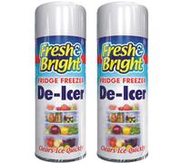 2 X 200ml Quick Ice Remover Anti-Bacterial Fridge Freezer De-Icer Spray Deicer Spray Fridge Cleaner Genuine Fresh & Bright LNL