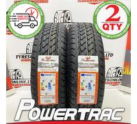 2 X 205 14C POWERTRAC 205/80R14 109/107R BRAND NEW 8PLY C & B RATED TYRES 20514C