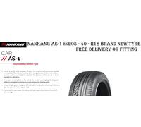 2 X 205 40 18 NANKANG AS 1 Brand New Tyre COMFORT 20540R18 2054018 FREE P/P