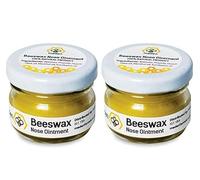 2 x 20g Beeswax & Propolis Nose Ointment - Headache, Cough, Cold, Flu, Blocked Nose