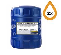 2 x 20L Mannol TS-17 UHPD 5W-30 Heavy Duty Truck Van Engine Oil - 2 x 20 Litres