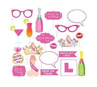 2 X 20Pc Wedding Hen Party Photo Booth Selfie Props Set