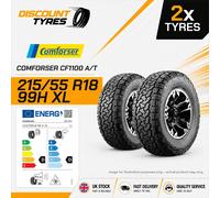2 X 215/55R18 99H XL COMFORSER CF1100 A/T 215 55 18 2155518 NEW TYRES