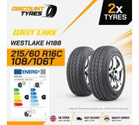 2 X 215/60R16C 108/106T WESTLAKE H188 215 60 16 2156016 NEW TYRES