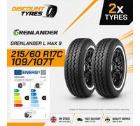 2 X 215/60R17C 109/107T GRENLANDER L MAX 9 215 60 17 2156017 NEW TYRES