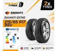2 X 215/65R17 99V DAVANTI DX740 215 65 17 2156517 NEW TYRES