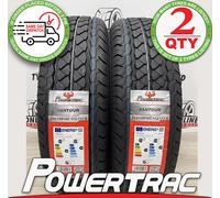 2 X 215 75 16C POWERTRAC 215/75R16C 113/111R BRAND NEW VAN C B LABELS 2157516C