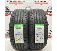 2 X 225 55 17 GOODRIDE 225/55R17 101W XL BRAND NEW C B RATE LABELS TYRES 225517