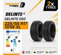 225/55 ZR17 101W Delinte DS2 XL - 225 55 17 - New Tyre x1