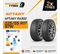 2 X 225/55R17 97W APTANY RA302 225 55 17 2255517 NEW TYRES