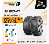 2 X 225/60R17 103V XL DAVANTI ALLTOURA H/T 225 60 17 2256017 NEW TYRES