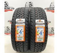 2 X 225 65 16C POWERTRAC 225/65R16C 112/110T BRAND NEW M+S VAN TYRES C B LABELS