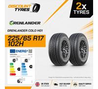 2 X 225/65R17 102H GRENLANDER COLO H01 225 65 17 2256517 NEW TYRES