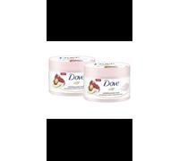 2 x 225ml Dove Exfoliating Body Scrub with Pomegranate Seeds & Shea Butter Scent