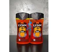 2 x 225ml Lynx Shower Gel Sunset Fresh Mango & Mandarin Scent