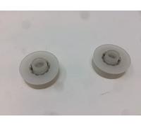 2 x 22mm Wheels Only for Halls Greenhouses / AGL / Vitavia Greenhouse Doors