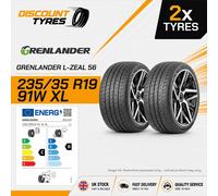 4 X 235/35R19 91W GRENLANDER L-ZEAL 56 235 35 19 2353519 NEW TYRES