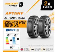2 X 235/40R18 95W XL APTANY RA301 235 40 18 2354018 Brand new x 2 PERFORMANCE