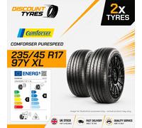 2 X 235/45R17 97Y XL COMFORSER PURESPEED 235 45 17 2354517 NEW TYRES
