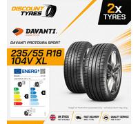 235/55 R18 104V Davanti Protoura Sport XL - 235 55 18 - New Tyre x1