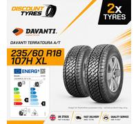 2 X 235/60R18 107H XL DAVANTI TERRATOURA A/T 235 60 18 2356018 NEW TYRES