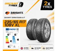 2 X 235/65R17 108V XL DAVANTI TERRATOURA A/T 235 65 17 2356517 NEW TYRES