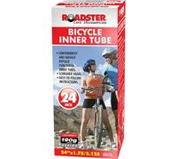 2 x 24 Inch Bike Tyre Inner Tubes - Bicycle Dunlop Valve | Tubes 1.75"- 2.125" Mountain Bike | Replace Punctured Innertubes | Repair | Replacement - Pack of 2