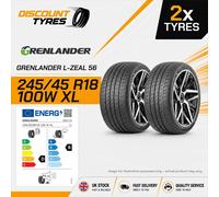 2 X 245/45R18 100W GRENLANDER L-ZEAL 56 245 45 18 2454518 NEW TYRES