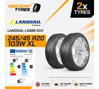 LANDSAIL 245/45ZR20 103W LS588 SUV XL 2454520 New Performance CUV Car Tyres x 2