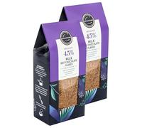 2 x 250g Premium Collection Small Batch Belgian 45% Milk Chocolate Flakes, Simply Add to Hot Milk for a Luxuriously Indulgent Hot Chocolate