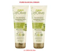 DALAN nourishing moisturiser cream with pure olive oil hand face body 60ml
