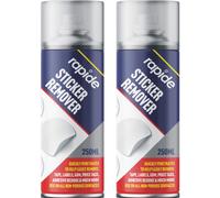 2 x 250ml Sticker Gum Goo Remover Spray Can Label Tags Strong Adhesive