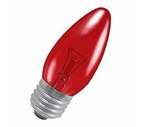 2 x 25w Eveready Candle Fireglow ES