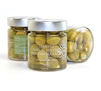2 x 260g Manzanilla Olives stuffed with Garlic
