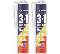2 x 260ml Rapide 3in1 Universal Sealant Adhesive & Multipurpose Filler
