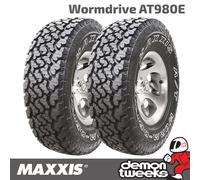 1 x 265/70/17 112Q (OWL) Maxxis Wormdrive AT-980E All Terrain Tyre - 2657017