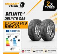 275/30 ZR19 96W Delinte DS8 XL - 275 30 19 - New Tyre x1