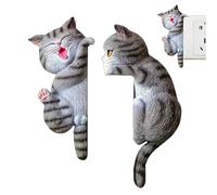 2 x 2D Cartoon Light Up Home Decoration Sticker