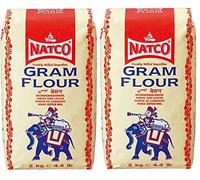 2 x 2kg Natco Gram Flour Besan Chickpeas Flour for Pakoras Onion Bhajis