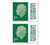 2 x 2nd Class Stamp - Barcoded Self-Adhesive Postage Stamps for Standard Mail