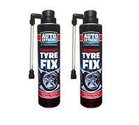 2 X 300ml Quick Fix Car Flat Tyres Repair Foam Seals Inflate Puncture Bike Cycle