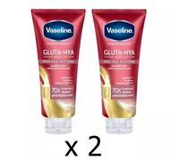 2 x 300ml Vaseline Healthy Bright Gluta-Hya Pro-Age Restore Lotion