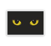 2 x 30cm/300mm Cats Eyes Vinyl Stickers Scary Halloween Decoration #7408