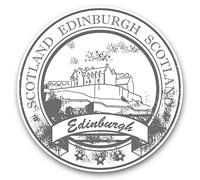 2 x 30cm Vinyl Stickers - Amazing Edinburgh Scotland Decals 39813