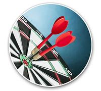 2 x 30cmVinyl Stickers - Dart Board Pub Game Darts Decals for Car Van Luggage Scrap Book Fridge #15860